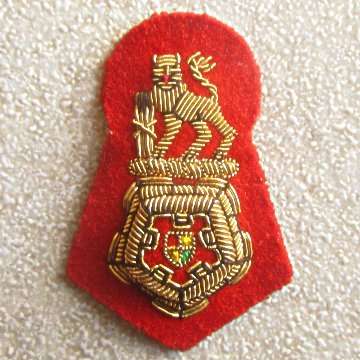 S.A.D.F. Colonels Bullion Wire Cap Badge - Border War Period.