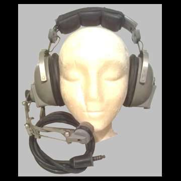 S.A.A.F. Pilot's Elno Headset complete with all its fittings.