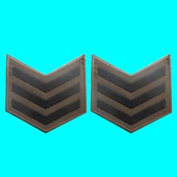 S.A.D.F Sergeant Stripe Insignia - Embroidered - Pair.