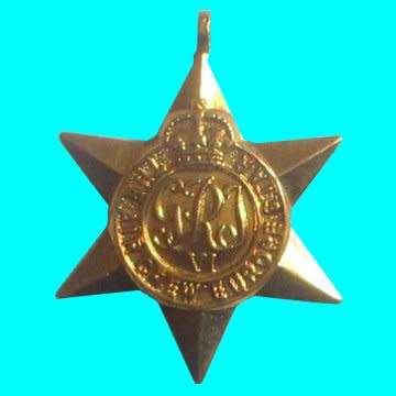 Second World War Air Crew Star Miniature Medal Without Ribbon.