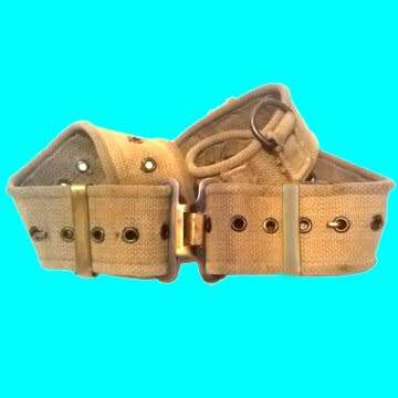 Rhodesian Pattern 64 Web Belt with Brass Fittings.
