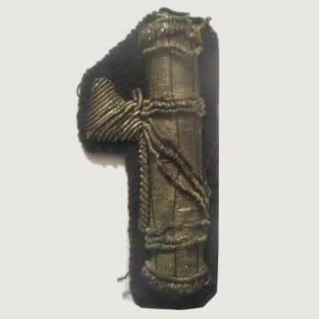 Second World War Italian Facist Bullion Wire Badge.