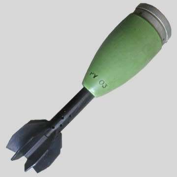 Border War Period Illuminating Mortar Shell Cassing - Tail Part