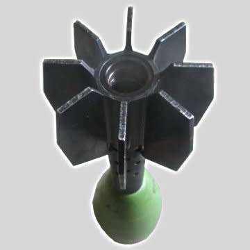 Border War Period Illuminating Mortar Shell Cassing - Tail Part
