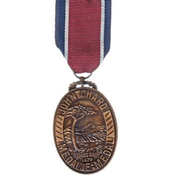 John Chard Miniature Medal with Ribbon.