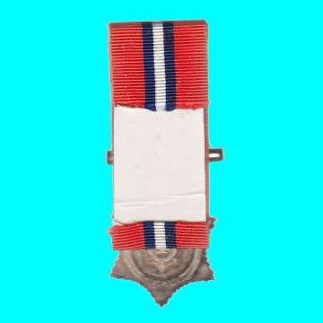 South Africa Star For Merit with Ribbon - Silver - Full Size - Unnamed.