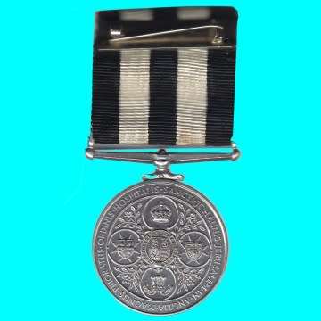 Full Size Service Medal Of The Order Of St John Of Jerusalem.