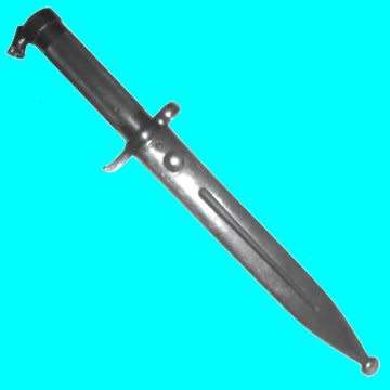 Swede Mauser 1896 Bayonet with Metal Scabbard in an Very Good Condition.