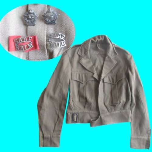 S.A.A.F Bunny Jacket With Loose Badges - Very Scarce Item.