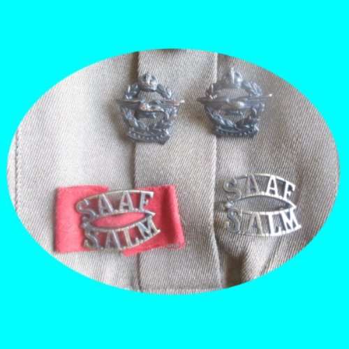 S.A.A.F Bunny Jacket With Loose Badges - Very Scarce Item.