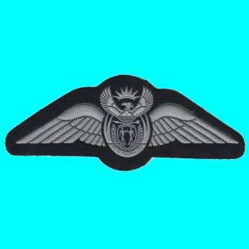 S.A.A.F Pilot Wings - Rubberized.