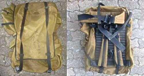 Pattern 83 Grootsak without a Frame. All Zips, Straps And Buckles Intact.