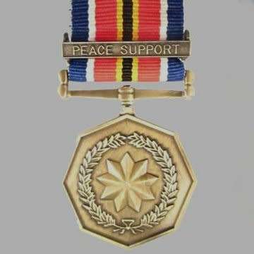 Tshumelo Ikatelaho Campaign Award with Ribbon and "Piece Support" Bar - Numbered 008974.