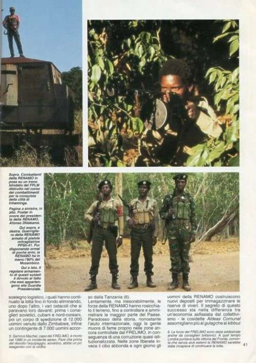 S.A. Pattern 80 Chest Webbing Copy used by Renamo as given to them by the Recces. See Photo.