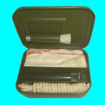 Second World War Compact .303 Cleaning Kit in a Tin - Very Good Condition - See Photo.