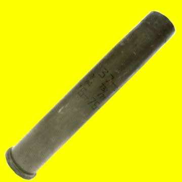 Shell Casing - The front I.D. is 47 mm. The back O.D. is 52 mm. The length is 25 cm.