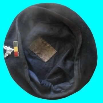 Army Intelligence Corps Beret, Balkie And Badge - All Pins Itact.