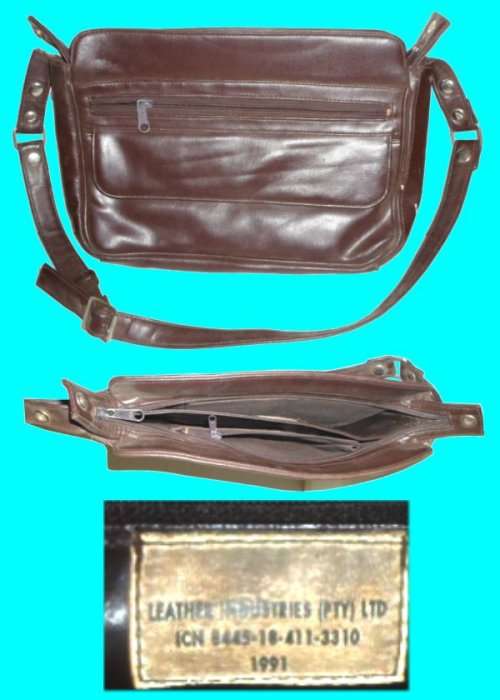 S.A.D.F. Womens Genuine Leather Handbag in good condition - Made by Leather Industries - 1991.