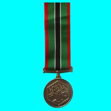 Operational Medal For Southern Africa Full Size With Ribbon Mumbered.