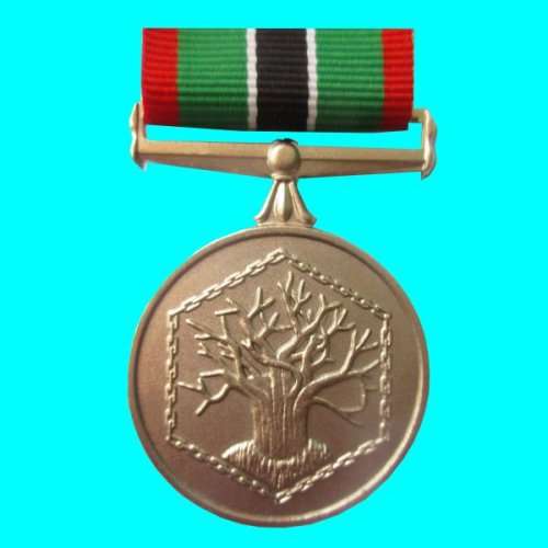 Operational Medal For Southern Africa Full Size With Ribbon Mumbered.