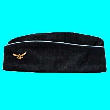 S.A.A.F. N.C.O. Garrison Cap with Blue Lining.