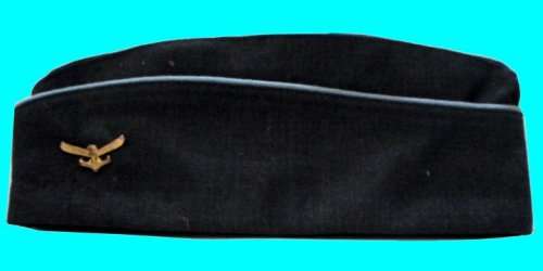 S.A.A.F. N.C.O. Garrison Cap with Blue Lining.