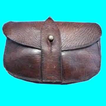 WW1 Leather Ammo Pouch for Brittish Sam Browne Belt.