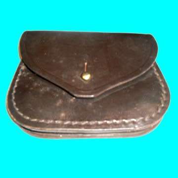Oficers Leather Ammo Pouch for Sam Browne Belt.