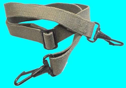Border War Period Utility Shoulder Carrier Strap With Metal Clips.
