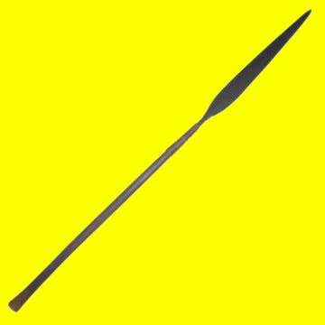 Original Zulu Warriors Stabbing Spear - "Iklwa". More than a 100 years old.