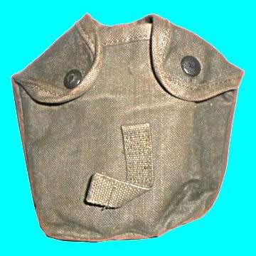 Canvass Pouch for Water Bottle and Fire Bucket.- Border War Period.