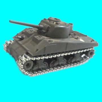 Solido (made in France) - Sherman Tank M4 A3 with metal tracks.