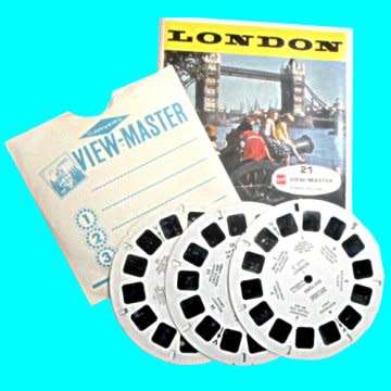 View Master Reels - London - 3 Reels in original Packet.