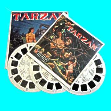 View Master Reels - Tarzan - 3 Reels n original Packet with a 16 page colour illustrated booklet.