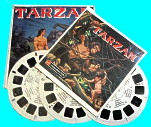 View Master Reels - Tarzan - 3 Reels n original Packet with a 16 page colour illustrated booklet.
