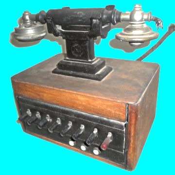 Antique Telephone - over 80 years old -Supplied by Hubert Davies.