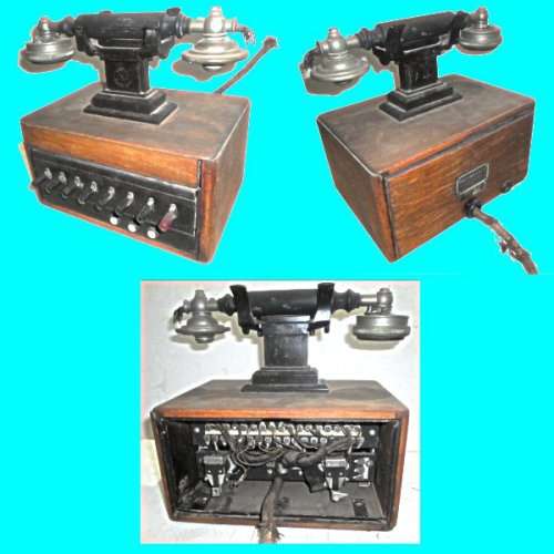 Antique Telephone - over 80 years old -Supplied by Hubert Davies.