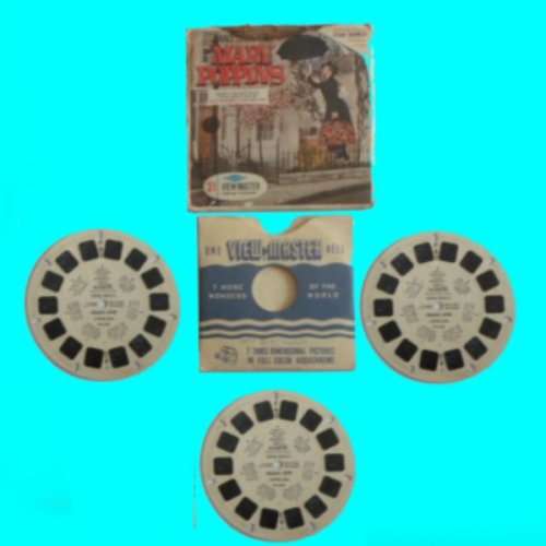 View Master - With Three Reels - Mary Poppins With Story Booklit - Original