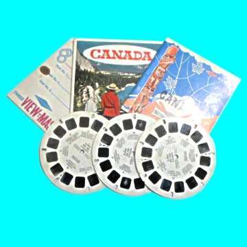 View Master Reels - Canada - 3 Reels n original Packet with a 16 page colour illustrated booklet.