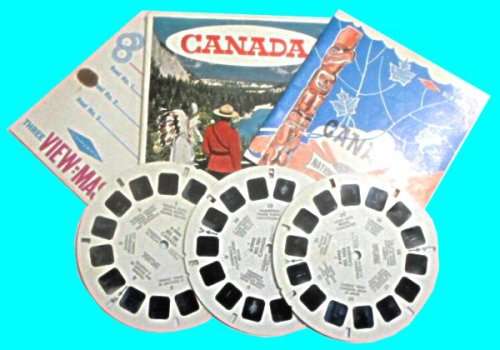 View Master Reels - Canada - 3 Reels n original Packet with a 16 page colour illustrated booklet.