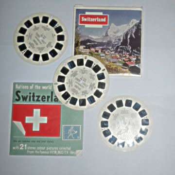 View Master - Three Reels - Switzerland - In Original Pack.