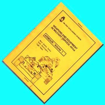 S,A.D.F. Military Intelligence Border War Period Manual on Tanks used in Africa - Scarce.
