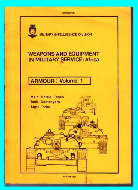 S,A.D.F. Military Intelligence Border War Period Manual on Tanks used in Africa - Scarce.
