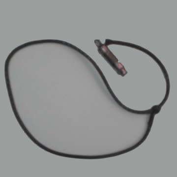 Old S.AP Leather Platted Lanyard With Wistle