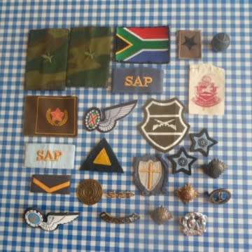 A Lot Of Badges With Scarce 2nd WW And 8th Army Cruisader Cross InsigniaAnd Communist Rank Insignia