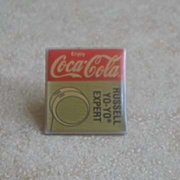 Coca Cola Russel Yo Yo Expert Badge - Over 40 Years Old