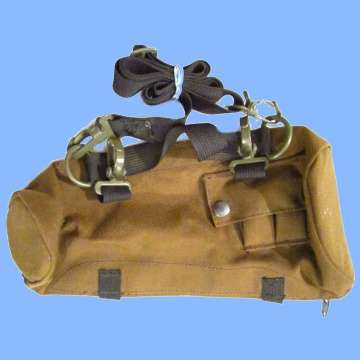 Officers Hand Fire Arm Nutria Bag with Handle and Hanging Strap - Bush War Period.