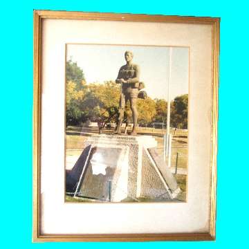 Rhodesian Original Framed Photograph for the "Soldiers Who Fell In Battle" Statue.