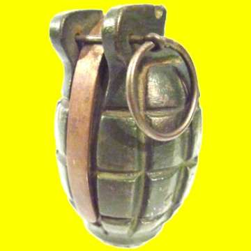 Hand Grenade - 2nd World War - De-activated.