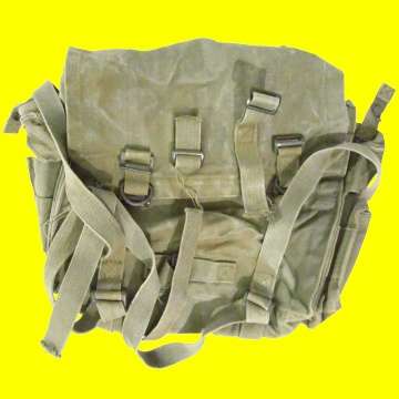 Old S.A.D.F. Webbing Backpack - Border War Period.